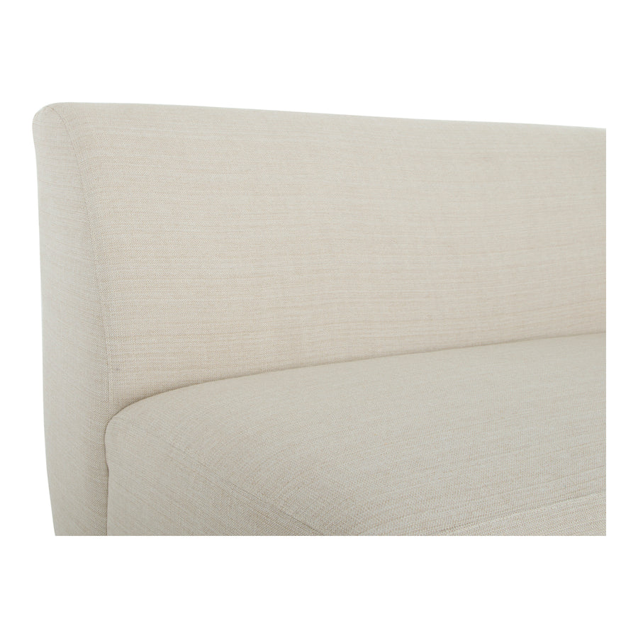 Moe's Home Yoon Sofa in Sweet Cream (32.25' x 59.5' x 35.5') - JM-1018-05