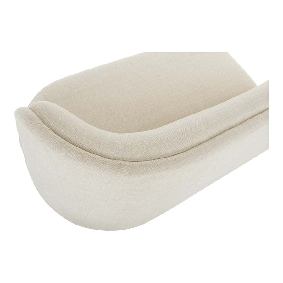 Moe's Home Yoon Sofa in Sweet Cream (32.25' x 59.5' x 35.5') - JM-1018-05