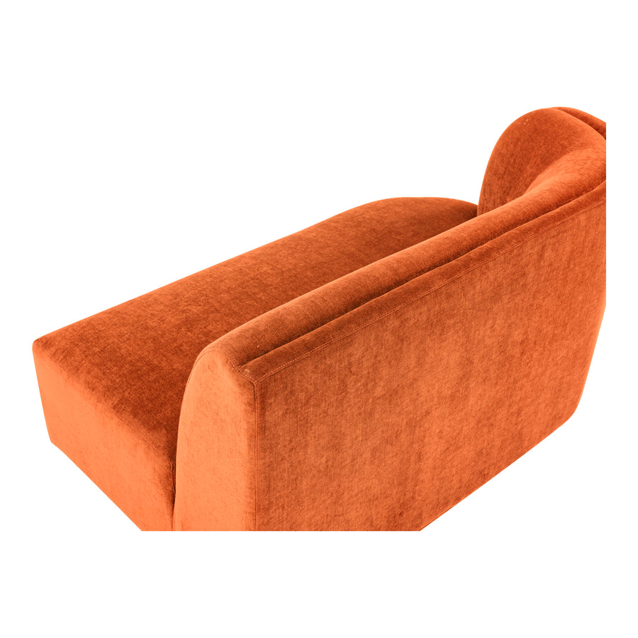 Moe's Home Yoon Sofa in Fired Rust (32.25' x 59.5' x 35.5') - JM-1018-06