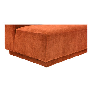 Moe's Home Yoon Sofa in Fired Rust (32.25' x 59.5' x 35.5') - JM-1018-06