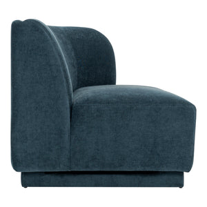 Moe's Home Yoon Sofa in Nightshade Blue (32.25' x 59.5' x 35.5') - JM-1018-45