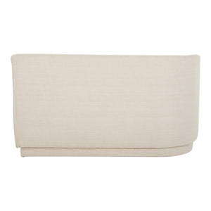Moe's Home Yoon Sofa in Sweet Cream (32.25' x 59.5' x 35.5') - JM-1019-05