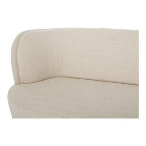 Moe's Home Yoon Sofa in Sweet Cream (32.25' x 59.5' x 35.5') - JM-1019-05