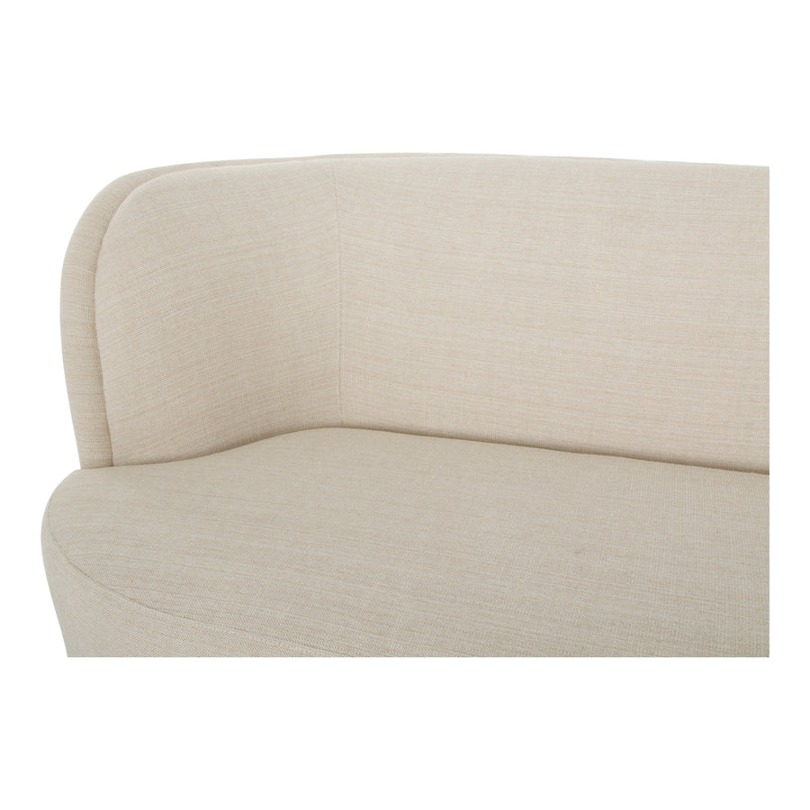 Moe's Home Yoon Sofa in Sweet Cream (32.25' x 59.5' x 35.5') - JM-1019-05