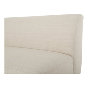 Moe's Home Yoon Sofa in Sweet Cream (32.25' x 59.5' x 35.5') - JM-1019-05