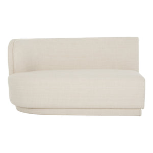 Moe's Home Yoon Sofa in Sweet Cream (32.25' x 59.5' x 35.5') - JM-1019-05