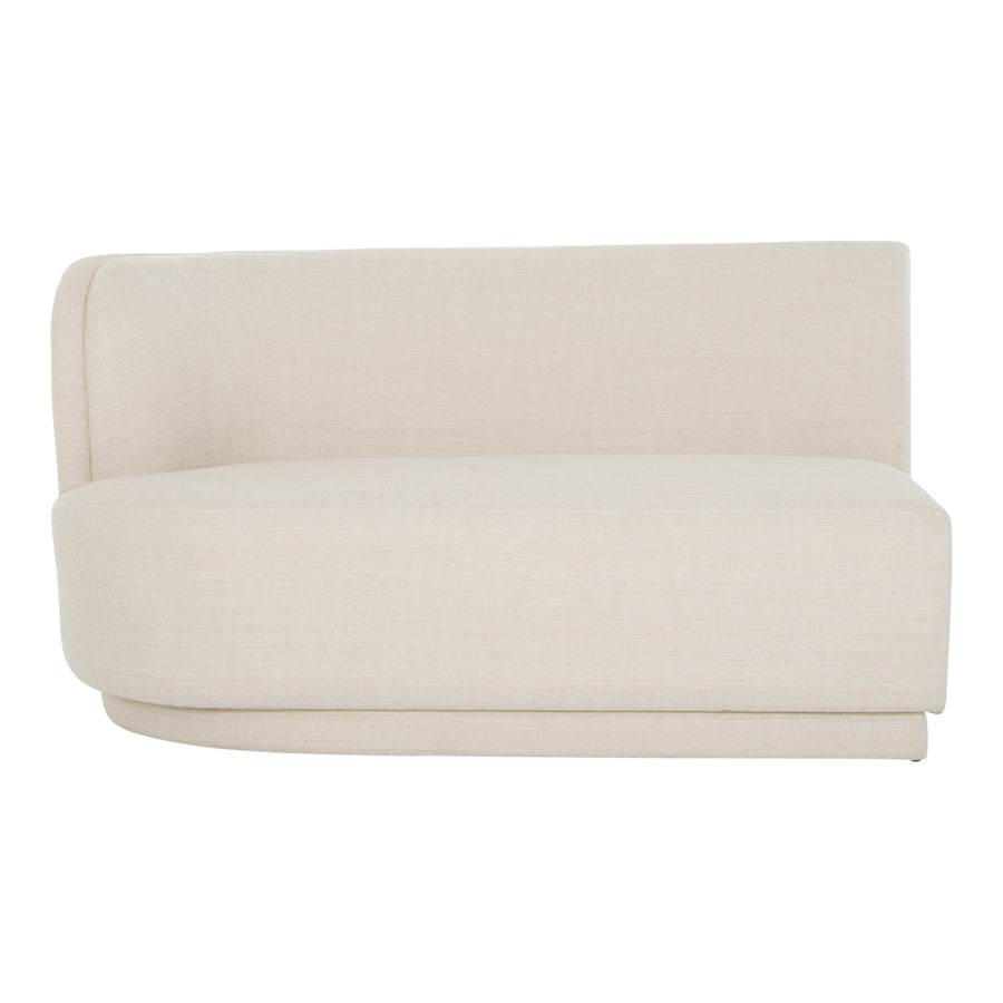 Moe's Home Yoon Sofa in Sweet Cream (32.25' x 59.5' x 35.5') - JM-1019-05