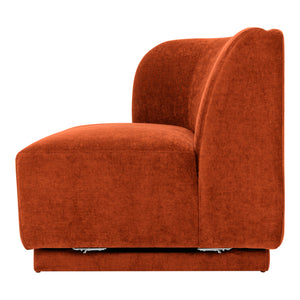Moe's Home Yoon Sofa in Fired Rust (32.25' x 59.5' x 35.5') - JM-1019-06