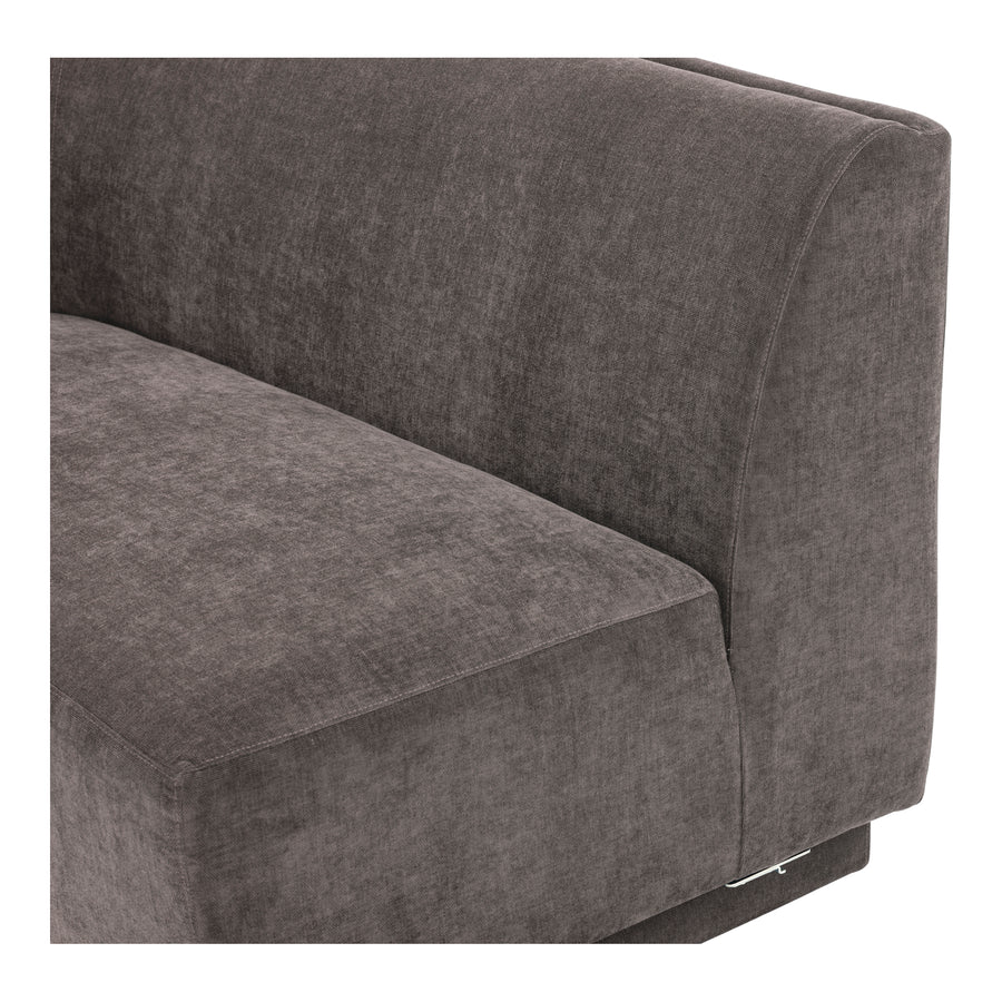 Moe's Home Yoon Sofa in Umbra Grey (32.25' x 59.5' x 35.5') - JM-1019-25