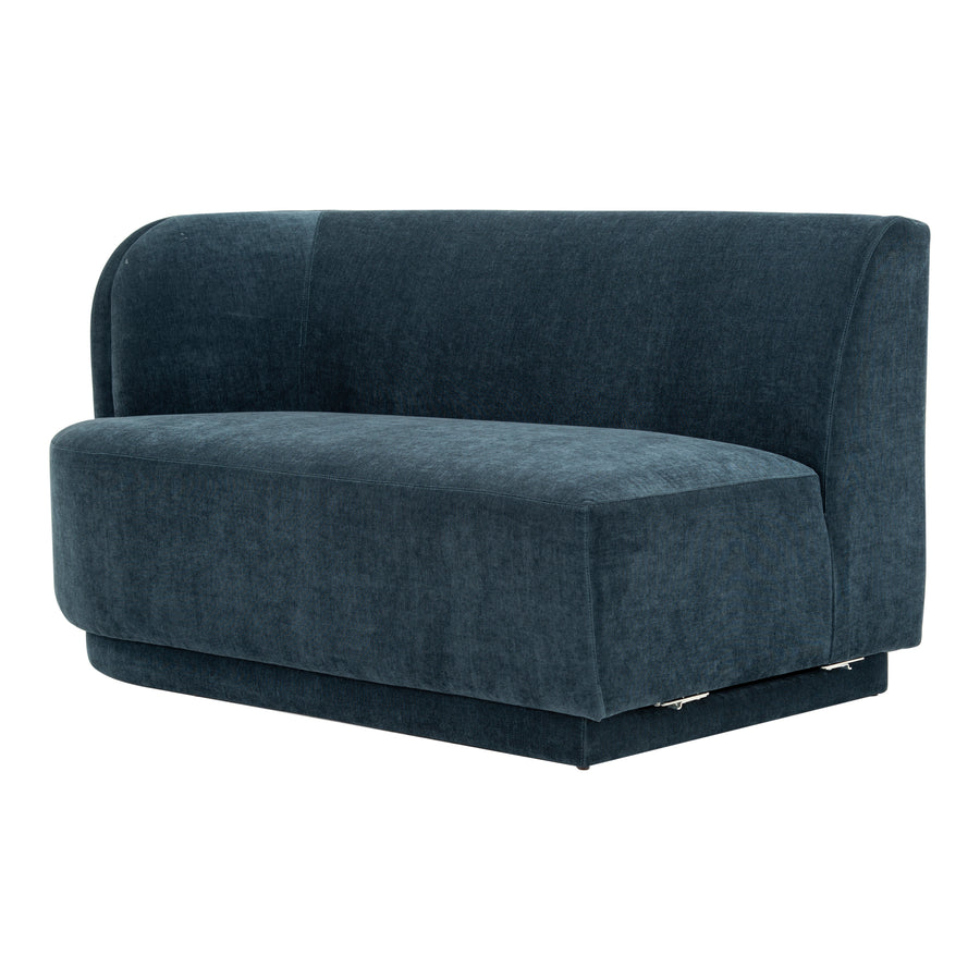Moe's Home Yoon Sofa in Nightshade Blue (32.25' x 59.5' x 35.5') - JM-1019-45