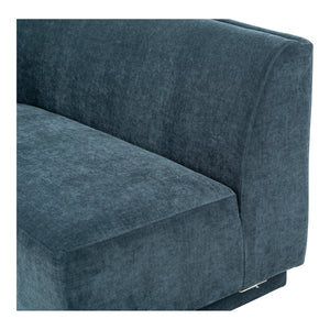 Moe's Home Yoon Sofa in Nightshade Blue (32.25' x 59.5' x 35.5') - JM-1019-45