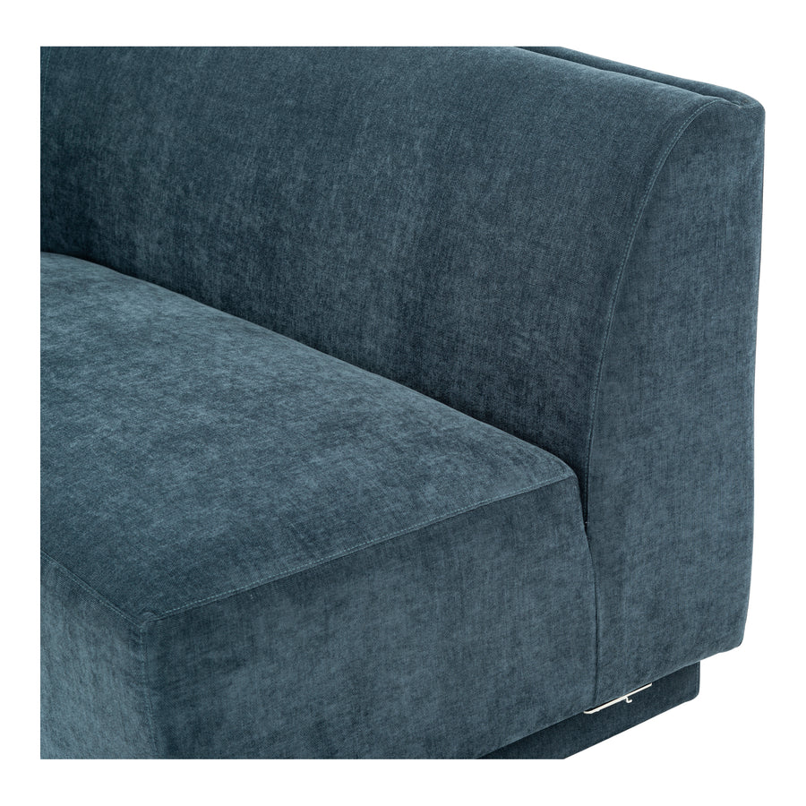 Moe's Home Yoon Sofa in Nightshade Blue (32.25' x 59.5' x 35.5') - JM-1019-45