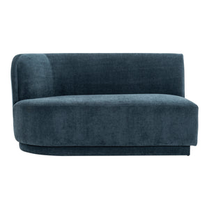 Moe's Home Yoon Sofa in Nightshade Blue (32.25' x 59.5' x 35.5') - JM-1019-45