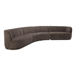 Moe's Home Yoon Sectional in Umbra Grey (32.25' x 158.5' x 107.7') - JM-1024-25