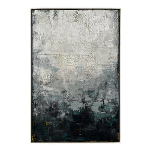Moe's Home Winter Painting in Multicolor (60' x 40.5' x 2') - JQ-1021-37