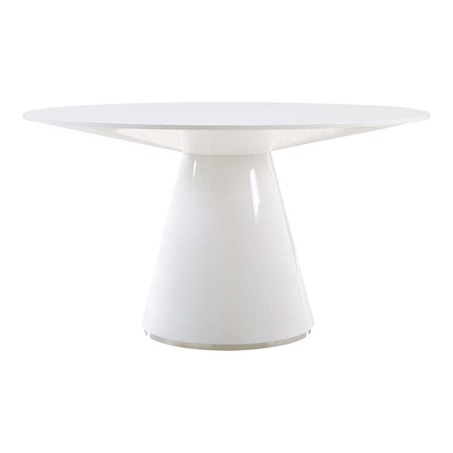 Moe's Home Otago Dining Table in White (30' x 54' x 54') - KC-1029-18