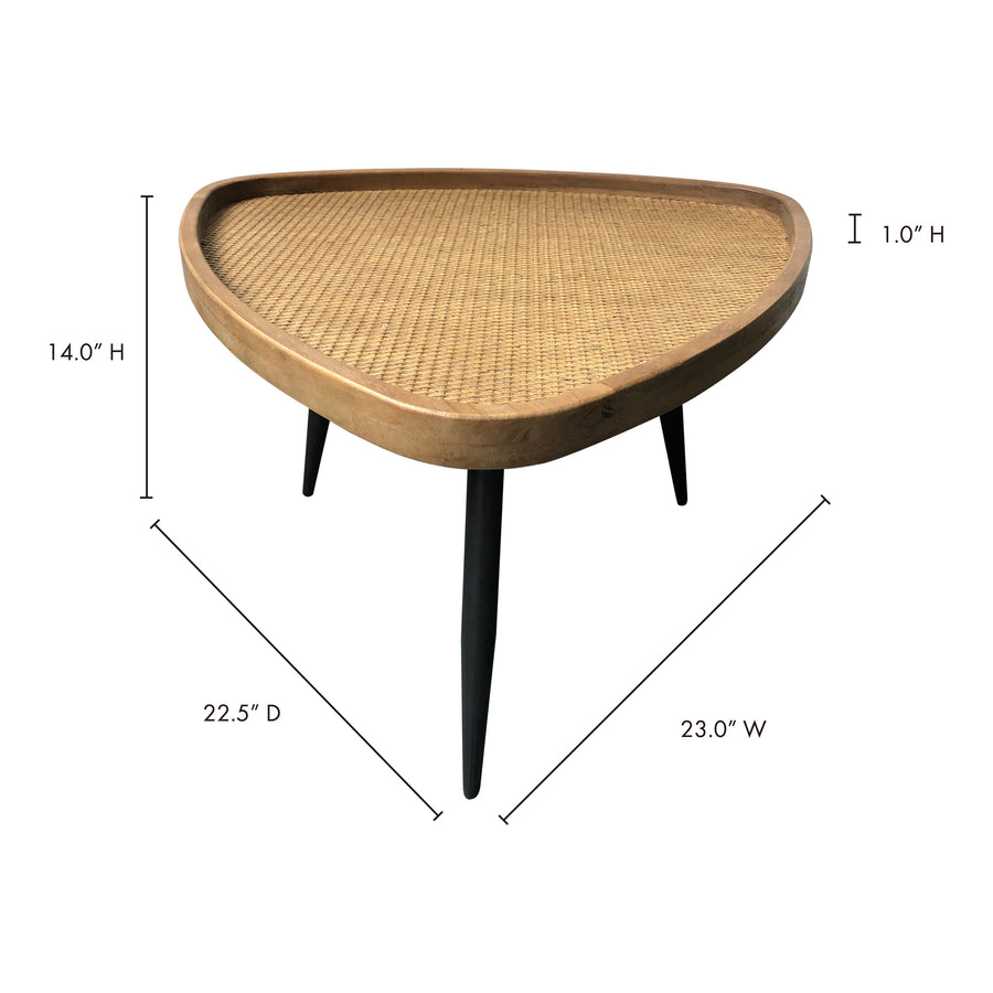 Moe's Home Rollo Coffee Table in Natural (14' x 23' x 22.5') - KK-1019-24