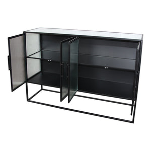 Moe's Home Tandy Storage Cabinet in Black (35' x 47' x 14') - KK-1025-02