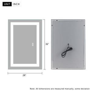 26-in H x 28-in W LED Bathroom Mirror