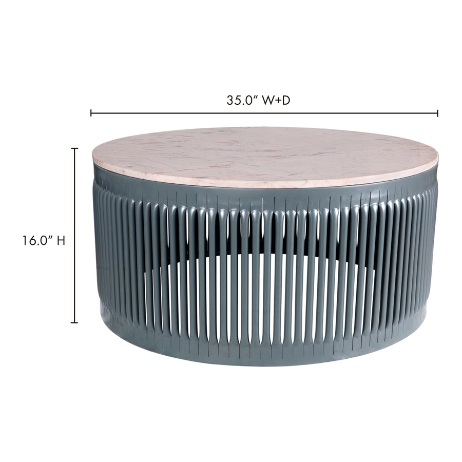 Moe's Home Nelson Coffee Table in Grey (16' x 35' x 35') - KX-1001-25