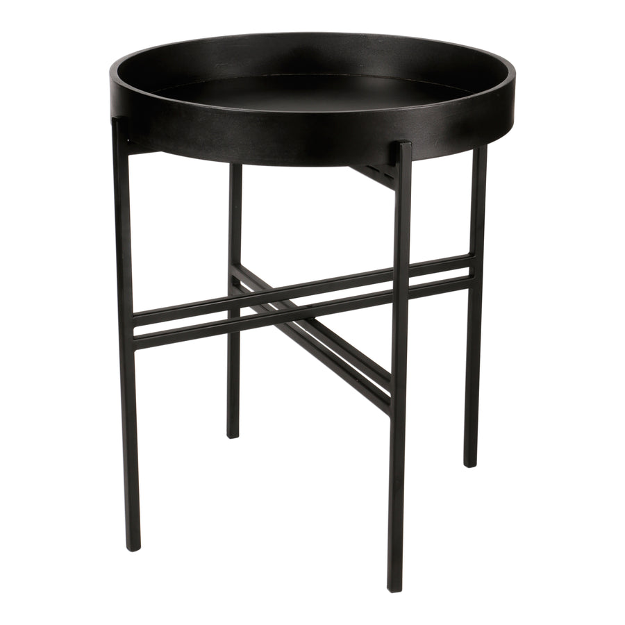 Moe's Home Ace End Table in Black (19' x 18' x 18') - KX-1004-02