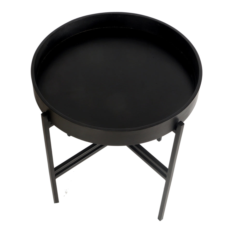 Moe's Home Ace End Table in Black (19' x 18' x 18') - KX-1004-02