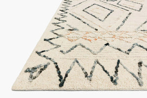 Leela Rug in Oatmeal & Denim