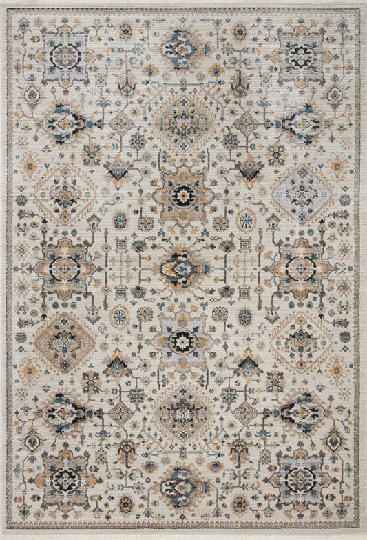 Leigh Rug in Ivory & Taupe