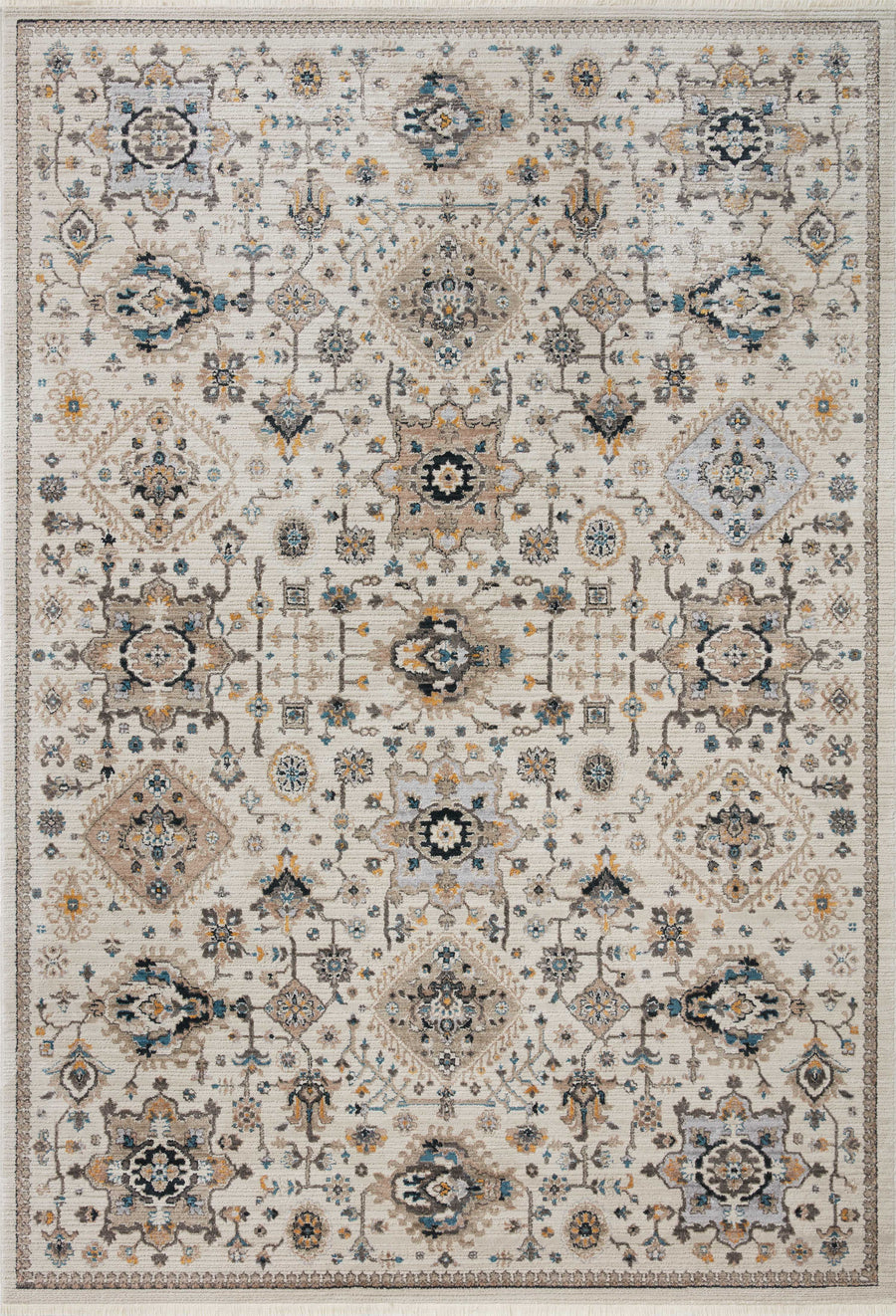 Leigh Rug in Ivory & Taupe