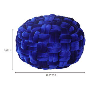 Moe's Home Pj Ottoman in Royal Blue (15' x 23' x 23') - LK-1002-26