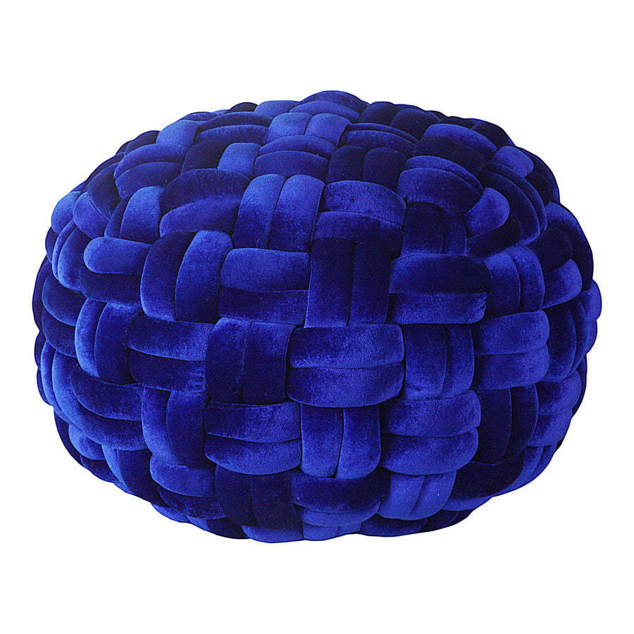 Moe's Home Pj Ottoman in Royal Blue (15' x 23' x 23') - LK-1002-26