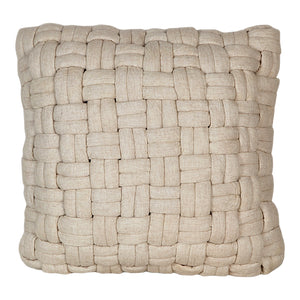 Moe's Home Bronya Pillow in White (24' x 24' x 2.5') - LK-1003-05