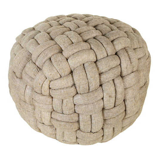 Moe's Home Bronya Ottoman in Light Brown (15" x 23" x 23") - LK-1004-21