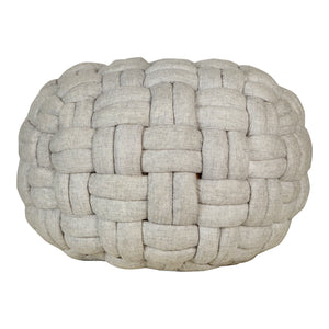 Moe's Home Bronya Ottoman in Light Grey (15' x 23' x 23') - LK-1004-29