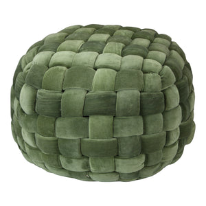 Moe's Home Jazzy Ottoman in Chartreuse (15' x 23' x 23') - LK-1005-08