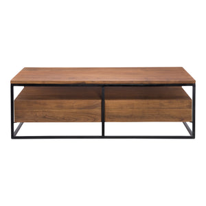 Moe's Home Vancouver Coffee Table in Brown (17' x 52' x 26') - LX-1024-03