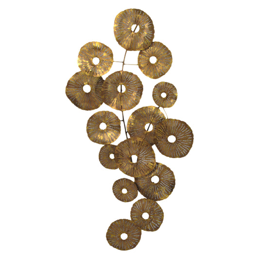 Moe's Home Small Wall Sculpture in Gold (42" x 22" x 4.5") - MH-1063-32