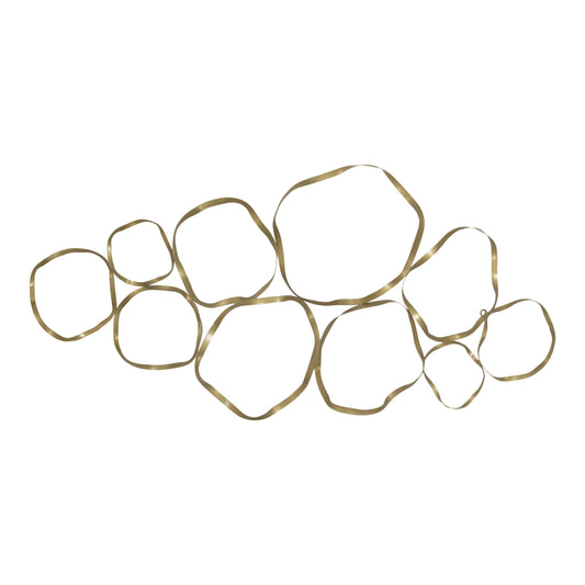 Moe's Home Euclid Wall Sculpture in Gold (25" x 49" x 2") - MH-1074-32