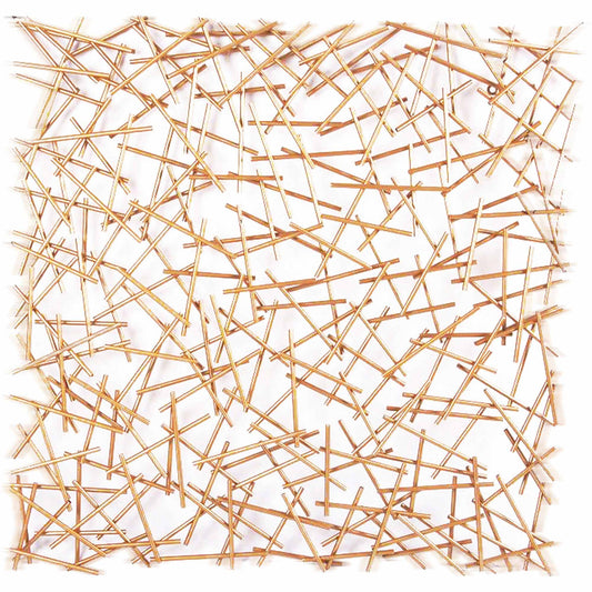 Moe's Home Stix Wall Sculpture in Gold (40" x 40" x 2") - MJ-1020-39
