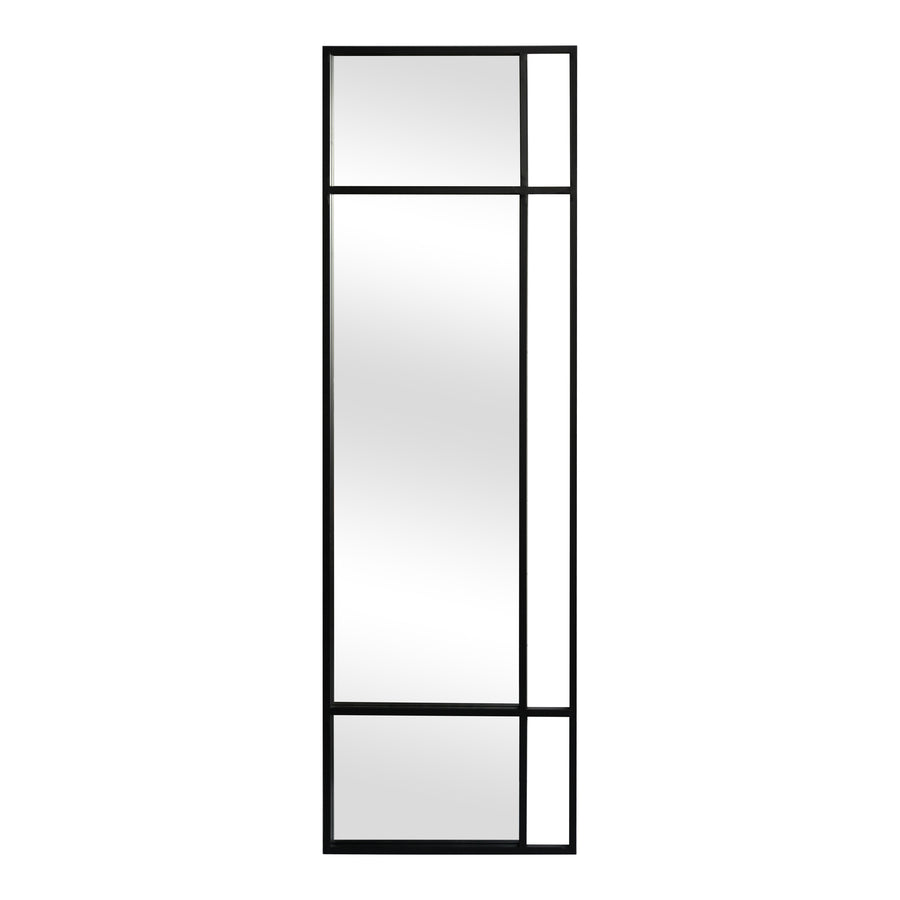 Moe's Home Grid Mirror in Black (65' x 20' x 1') - MJ-1023-02