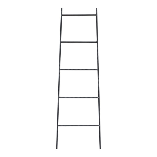 Moe's Home Iron Decorative Ladder in Black (64" x 20" x 1") - MJ-1024-02