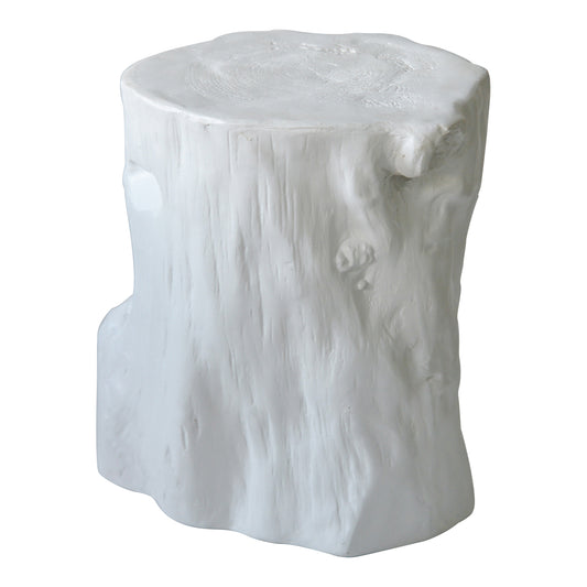Moe's Home Log Stool in Antique White (19" x 17.5" x 17") - MJ-1032-29