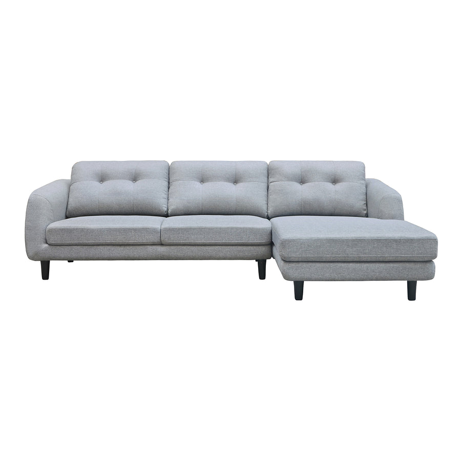 Moe's Home Corey Sectional in Dark Grey (34' x 106' x 35') - MT-1002-25-R