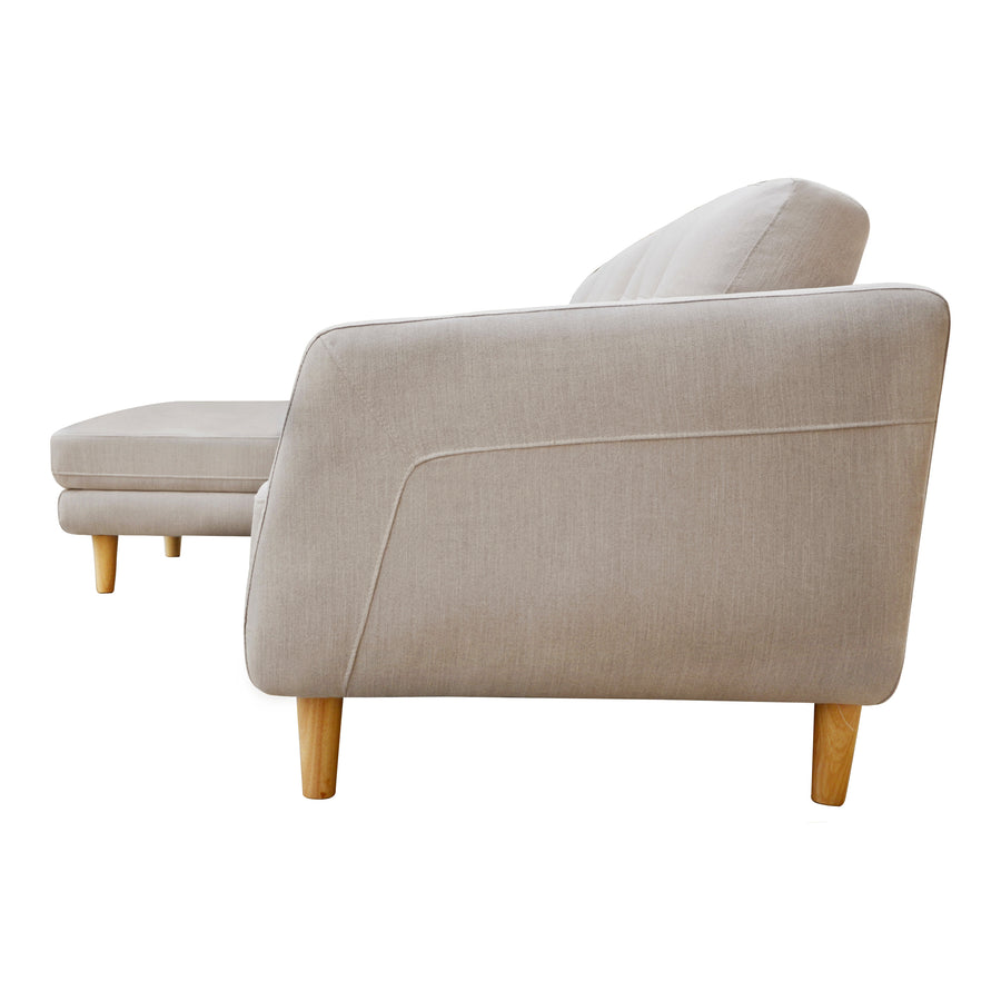 Moe's Home Corey Sectional in Beige (34' x 106' x 52') - MT-1002-29-L