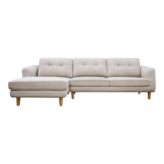 Moe's Home Corey Sectional in Beige (34" x 106" x 52") - MT-1002-29-L