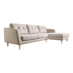 Moe's Home Corey Sectional in Beige (34' x 106' x 52') - MT-1002-29-R