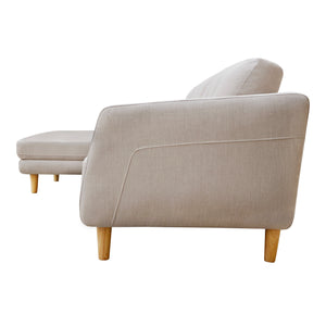 Moe's Home Corey Sectional in Beige (34' x 106' x 52') - MT-1002-29-R