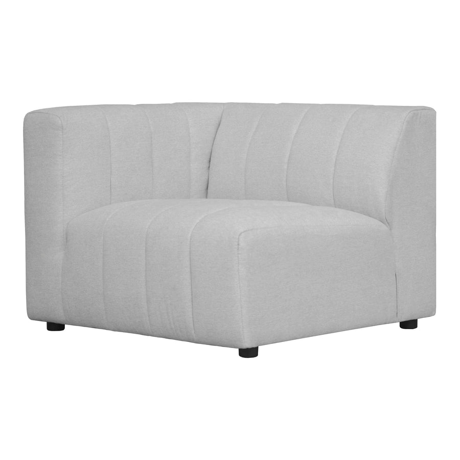 Moe's Home Lyric Corner Sectional in Oatmeal (29' x 35.5' x 39') - MT-1022-34