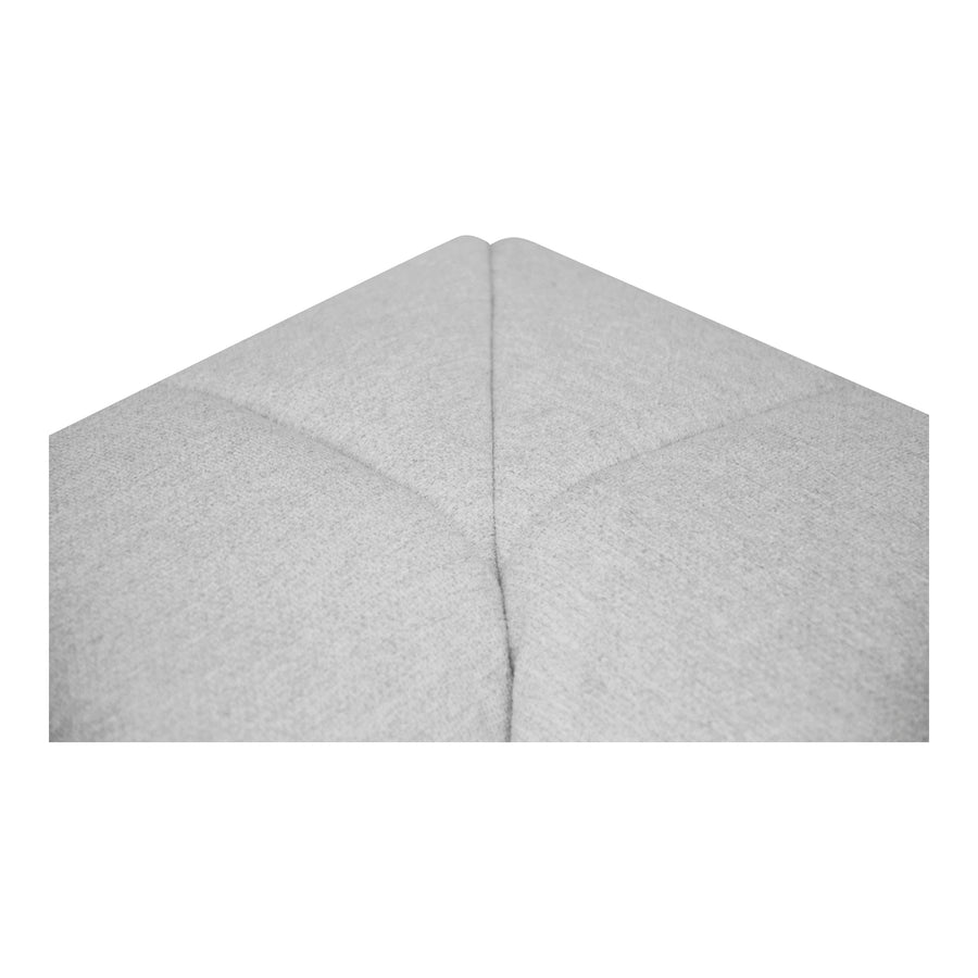 Moe's Home Lyric Corner Sectional in Oatmeal (29' x 39' x 39') - MT-1025-34