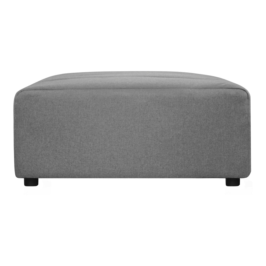 Moe's Home Lyric Ottoman in Grey (17' x 41' x 39') - MT-1026-15